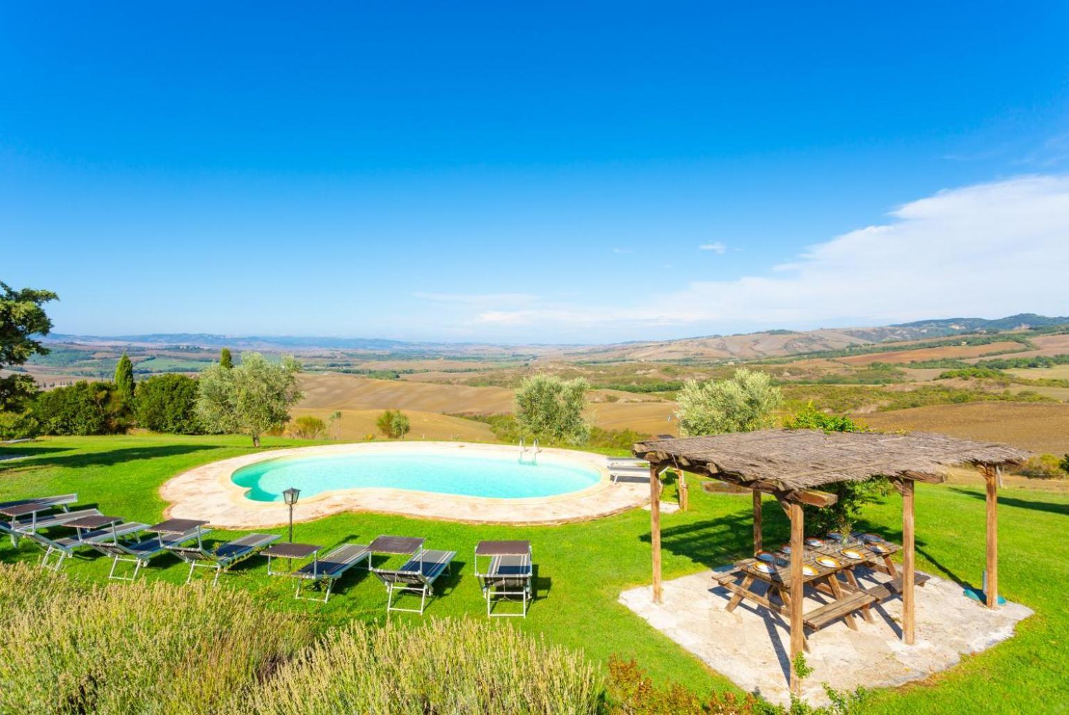Villa Podere Belvedere Сиена Экстерьер фото