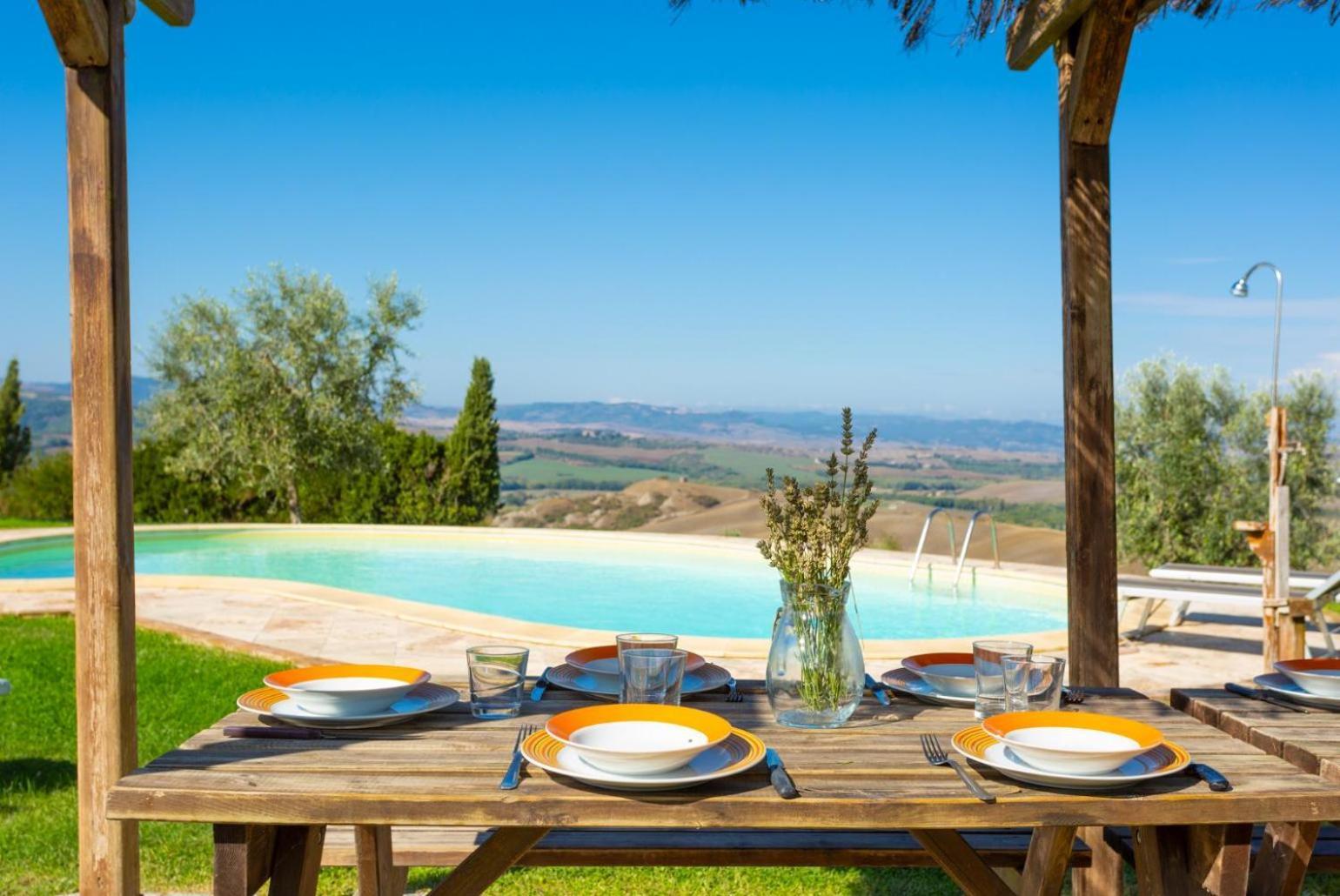 Villa Podere Belvedere Сиена Экстерьер фото