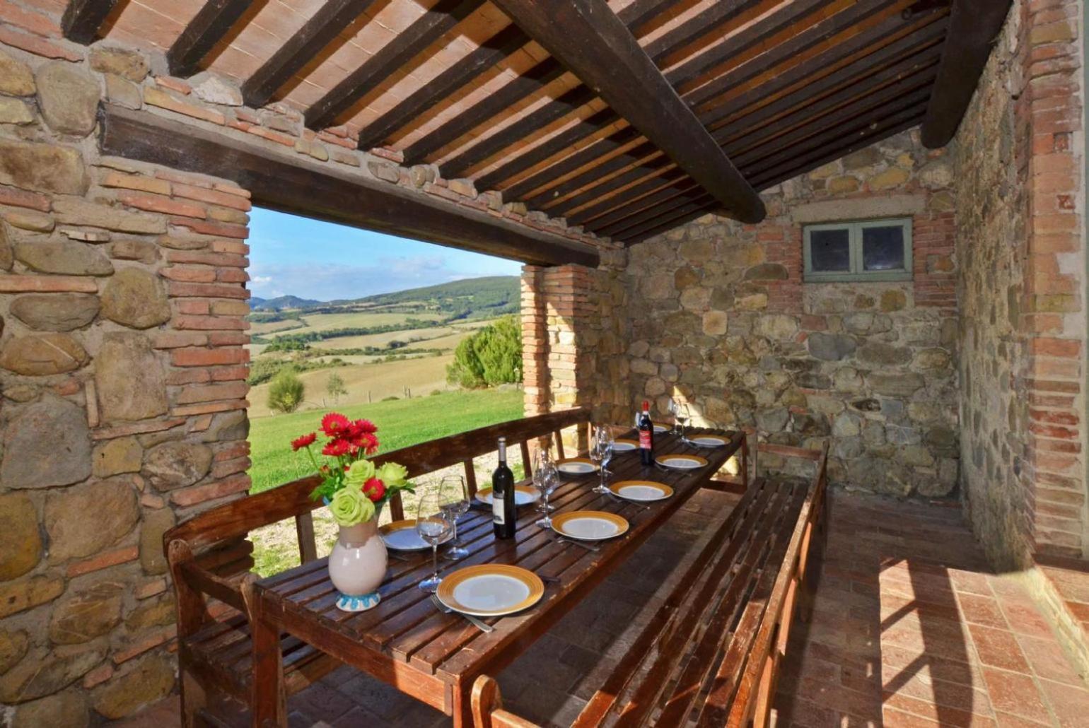 Villa Podere Belvedere Сиена Экстерьер фото