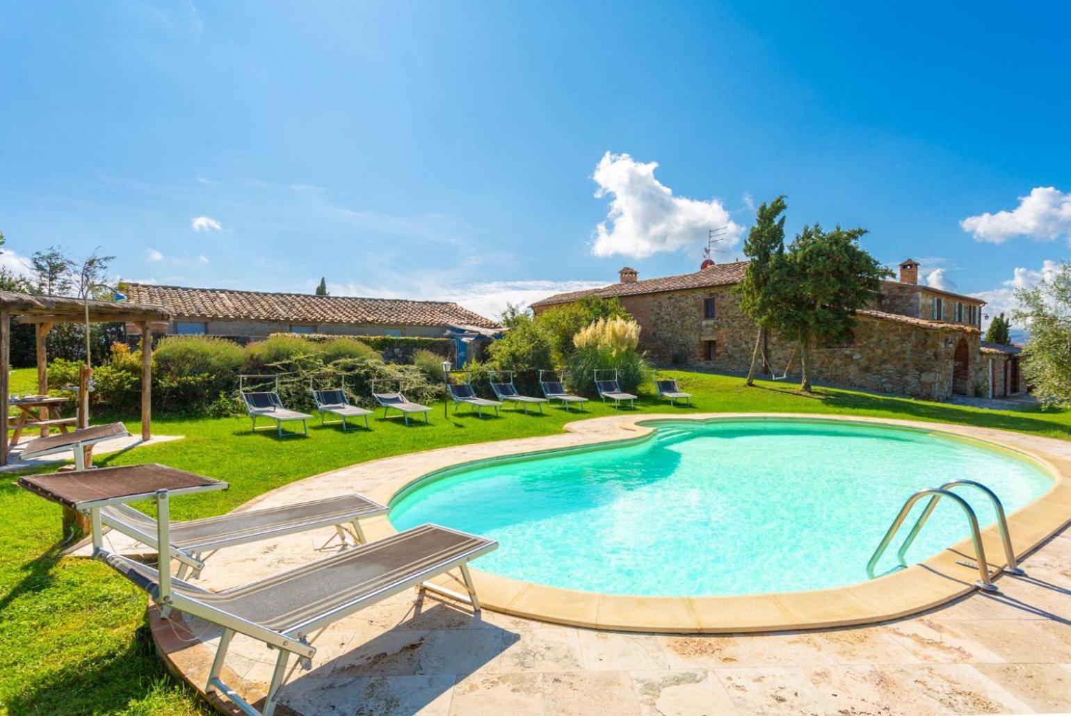 Villa Podere Belvedere Сиена Экстерьер фото
