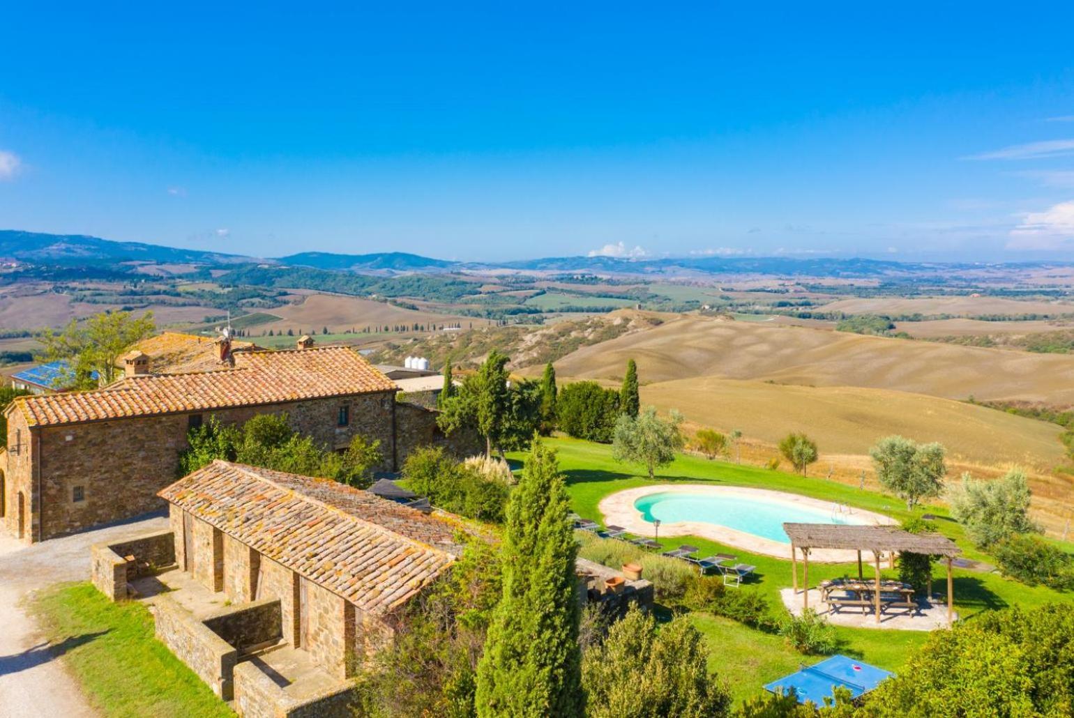Villa Podere Belvedere Сиена Экстерьер фото