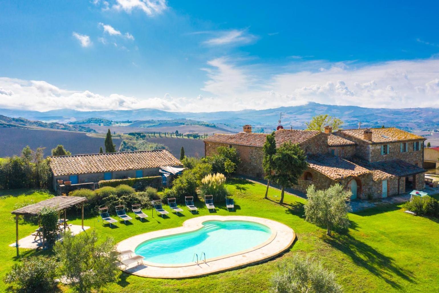 Villa Podere Belvedere Сиена Экстерьер фото